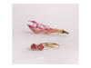 Easter Pink: Maine Pink Tourmaline 14k Yellow Gold Lever Back Earrings