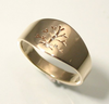 Tree of Life: 14k Gold Ring, Sizes 8-11