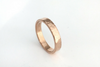 Perfectly Puddled: 14k Medium Textured Band, Sizes 8-11