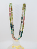 Clover: Handstrung Multicolored Tourmaline Necklace