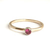 Cosmos: Maine Pink Tourmaline 14k Yellow Gold Ring