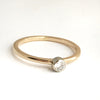 Firelight: Diamond Stacking Ring in 14k Yellow Gold