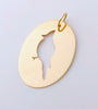 Cardinal: 14K Gold Pendant