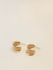 Channel: 14k Gold Anticlastic 3/4 Oval Hoops Small
