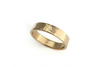 Perfectly Puddled: 14k Medium Textured Band, Sizes 8-11