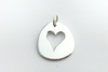 My Valentine: Sterling Silver Heart Pendant