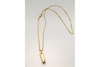 Bar: Yellow Gold and Diamond Pendant
