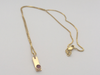 Raspberry Bar: Yellow Gold Pendant with Maine Tourmaline