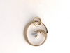 Circle of Life: Diamond and 14K Gold Pendant