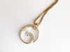 Circle of Life: Diamond and 14K Gold Pendant