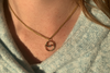 Circle of Life: Diamond and 14K Gold Pendant