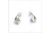 Lily Leaf: Sterling Silver Earrings