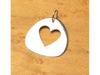 My Valentine: Sterling Silver Heart Pendant