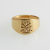 Tree of Life: 14k Gold Ring, Sizes 4.5-7.5