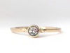 Pink and Blue: Maine Watermelon Tourmaline Ring set in 14k Yellow Gold