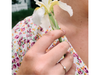 Firelight: Diamond Stacking Ring in 14k Yellow Gold