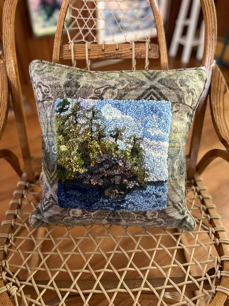 Elephant Rock Upper Bay Kezar Pillow by Linda Nista