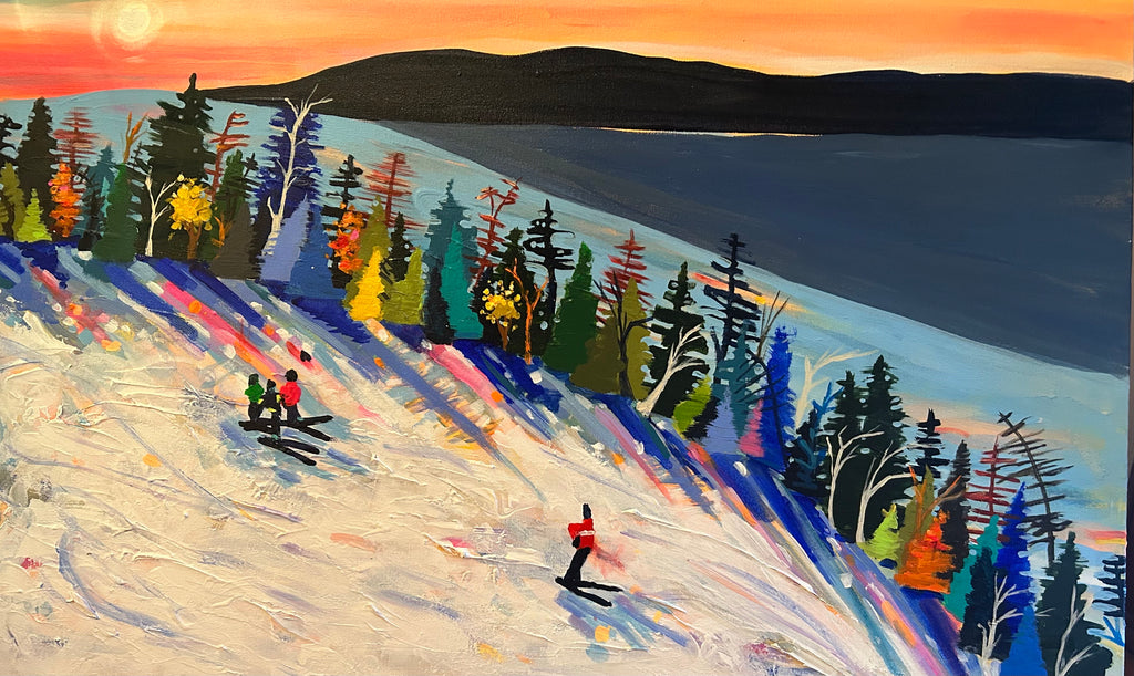 Ski Fun by Rebecca Klementovich