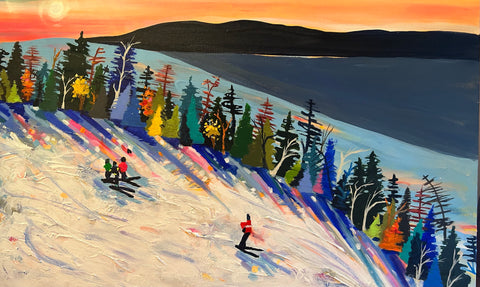 Ski Fun by Rebecca Klementovich