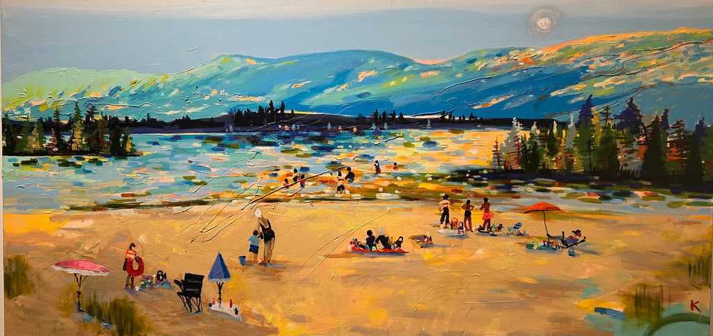Lake Swimming by Rebecca Klementovich