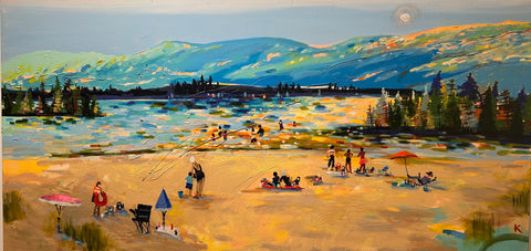 Lake Swimming by Rebecca Klementovich