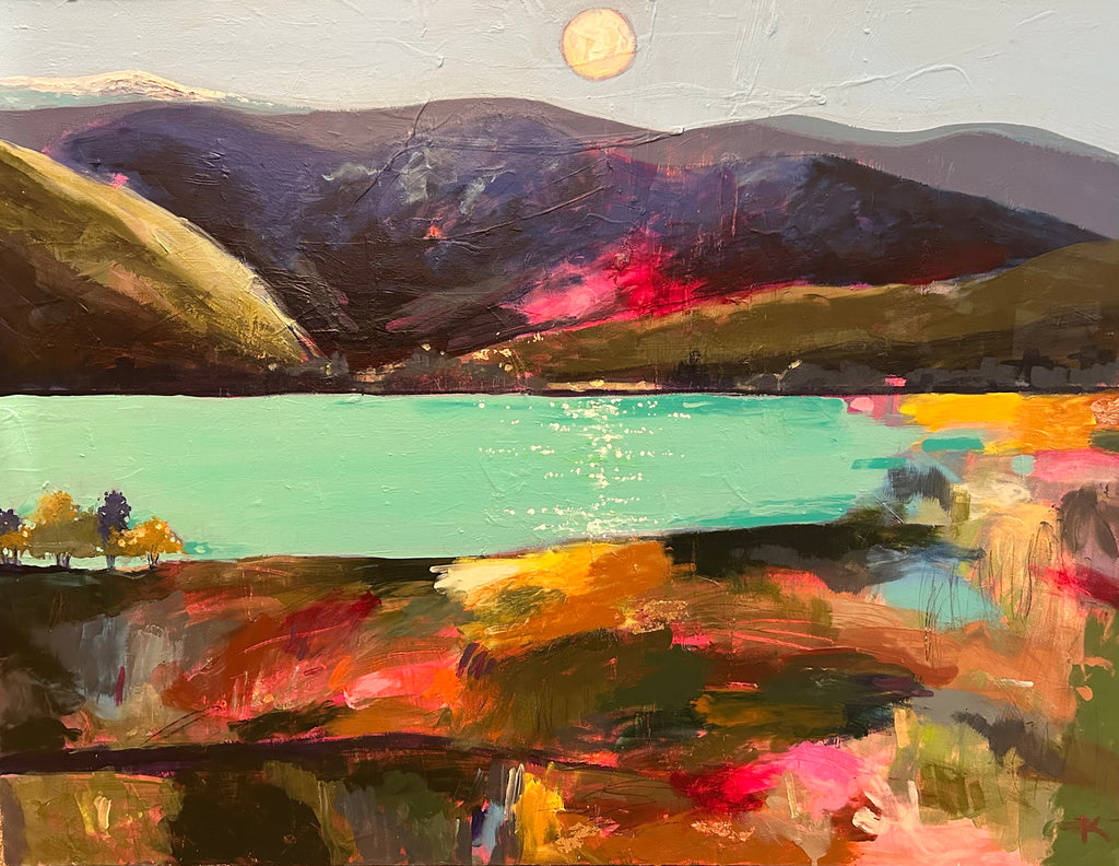 Swimming Under the Moon by Rebecca Klementovich