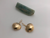 Perfectly Puddled Classic Drop: 14K Gold Drop Earrings