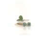 Forget-Me-Not Blue: Maine Tourmaline Earrings in 14k Yellow Gold