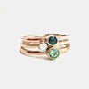 Firelight: Diamond Stacking Ring in 14k Yellow Gold