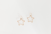 Star Dangle Earrings in 14k Yellow Gold
