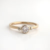 Star Light Diamond Stacking Ring in 14k Yellow and White Gold