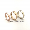 Classic Round: Simple and Elegant, 14k Narrow Band, Sizes 4.5-7.5
