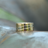 Tidal: 14k Two-Toned Ring, Sizes 4.5-7.5