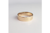 Perfectly Puddled: 14k Extra Wide Textured Band, Sizes 4.5-7.5