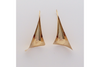Calla Lily: 14k Yellow Gold Earrings