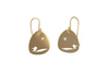 Loon & Star Earrings in 14k Yellow Gold