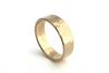 Perfectly Puddled: 14k Extra Wide Textured Band, Sizes 4.5-7.5