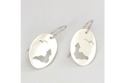 Lighthouse: Sterling Silver Earrings