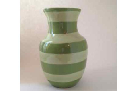 Green Striped Lacey Pots Pottery