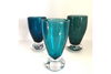 Marine Blue Cordial Glass by Zug Glass