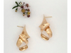 Sail: 14k Gold Anticlastic Earrings