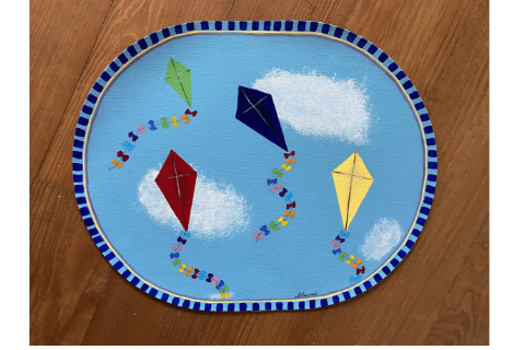 Kite #3 Placemat by Sandra Smith