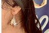 Peony Petal: Sterling Silver Earrings