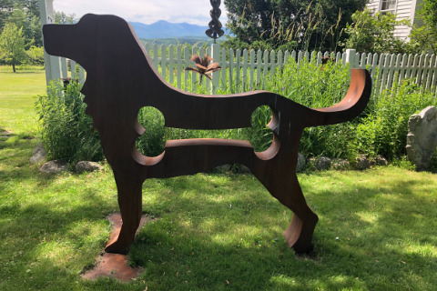 4ft American Dog- Dale Rodgers Sculpture