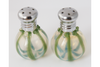 Green Stripes Glass Salt & Pepper Shaker Set by Glass Act (small)