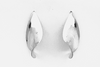 Large Ruffle: Sterling Silver Earrings