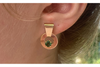 Cool Forest: Maine Green Tourmaline 14k Yellow Gold Earrings
