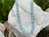 Summer Sky: Aquamarine and 14K Yellow Gold Beaded Necklace