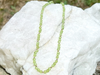Summer Field: Faceted Peridot and 14k Yellow Gold Beaded Necklace