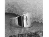 Pine Tree and Star: Sterling Silver Ring